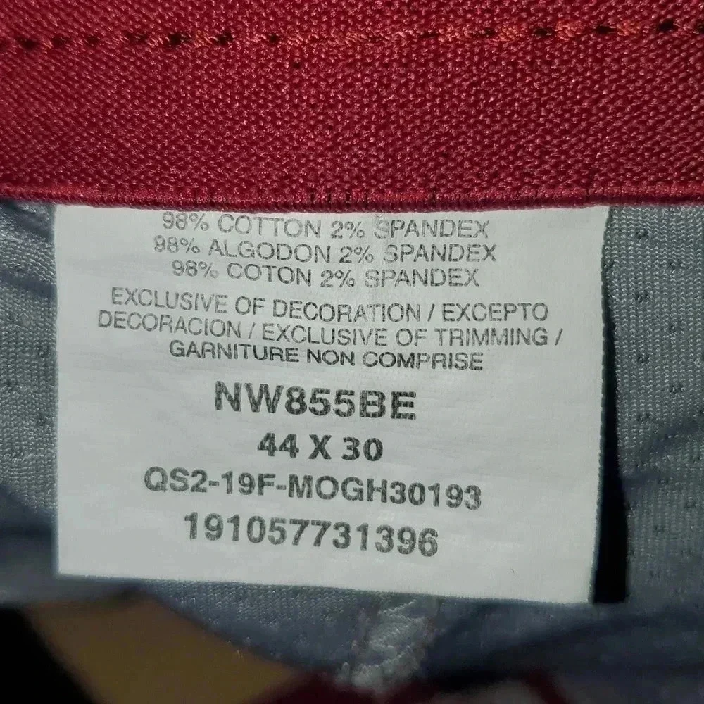 Wrangler Mens 44 x 30 Tan Hiking Pants Zipper Pocket Carpenter Stretch  NW855BE